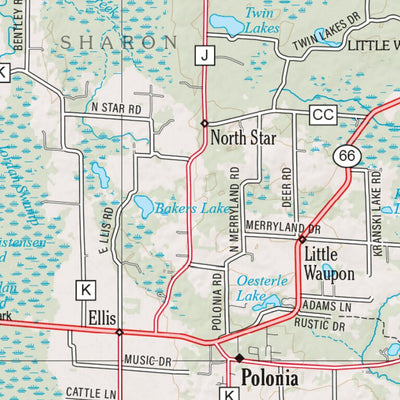 Wisconsin Atlas & Gazetteer Page 58 Preview 3