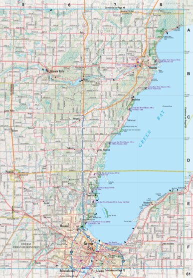 Wisconsin Atlas & Gazetteer Page 61 Preview 1