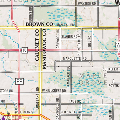 Wisconsin Atlas & Gazetteer Page 72 Preview 2