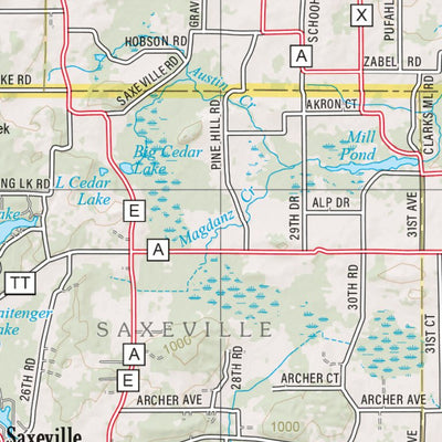 Wisconsin Atlas & Gazetteer Page 70 Preview 2