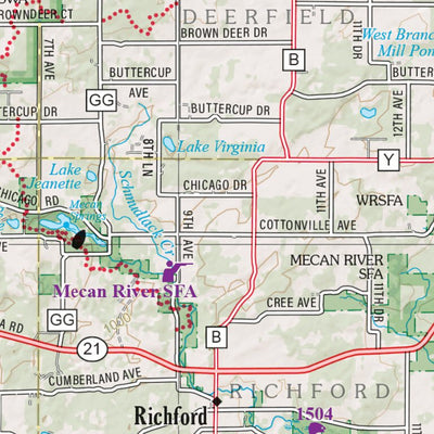 Wisconsin Atlas & Gazetteer Page 69 Preview 3