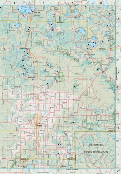 Wisconsin Atlas & Gazetteer Page 47 Preview 1