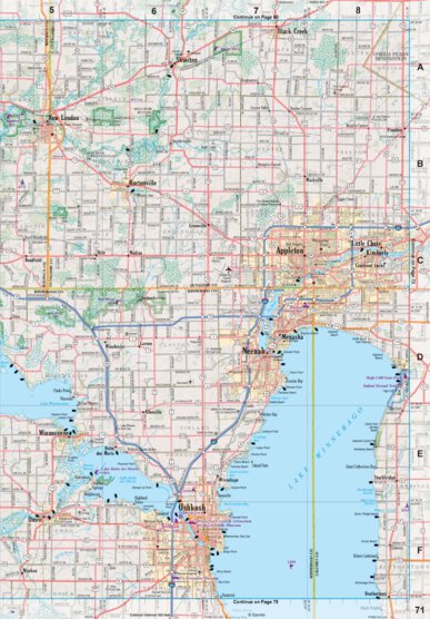 Wisconsin Atlas & Gazetteer Page 71 Preview 1