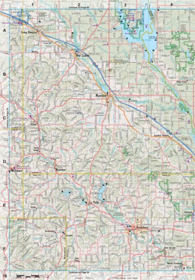 Wisconsin Atlas & Gazetteer Page 76 Preview 1