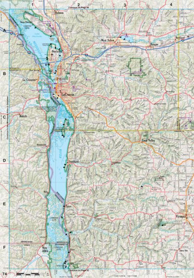 Wisconsin Atlas & Gazetteer Page 74 Preview 1