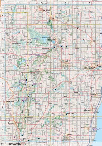 Wisconsin Atlas & Gazetteer Page 80 Preview 1