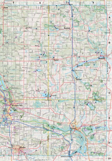 Wisconsin Atlas & Gazetteer Page 77 Preview 1