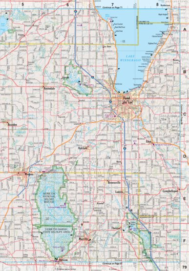 Wisconsin Atlas & Gazetteer Page 79 Preview 1