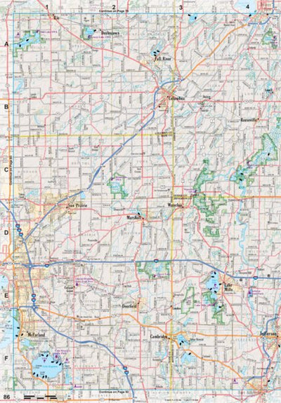 Wisconsin Atlas & Gazetteer Page 86 Preview 1