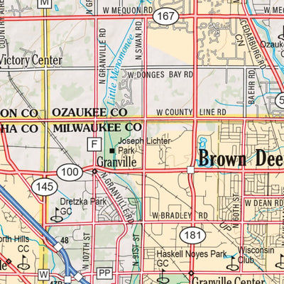 Wisconsin Atlas & Gazetteer Page 88 Preview 2