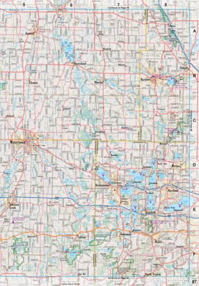 Wisconsin Atlas & Gazetteer Page 87 Preview 1