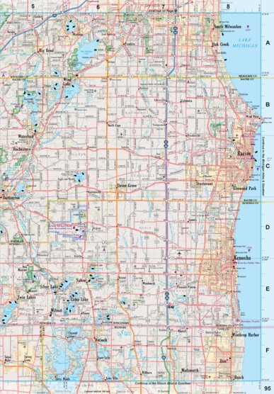 Wisconsin Atlas & Gazetteer Page 95 Preview 1