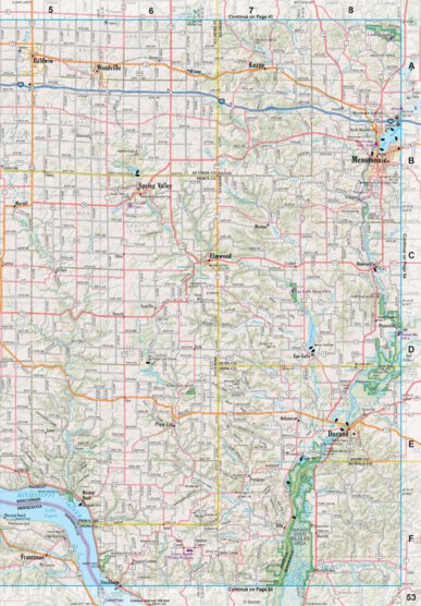 Wisconsin Atlas & Gazetteer Page 53 Preview 1