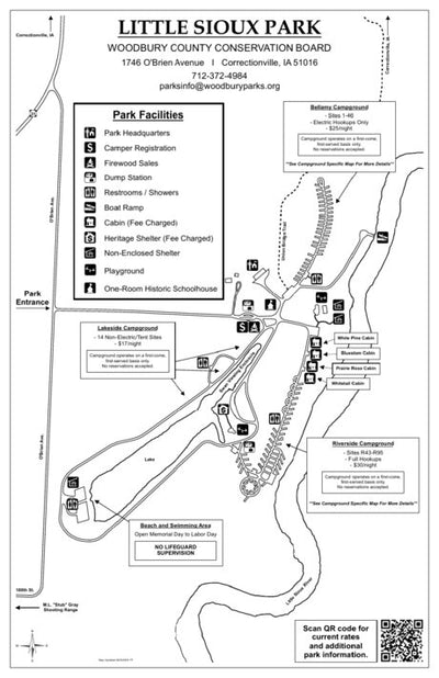 Little Sioux Park and Campground Map Preview 1