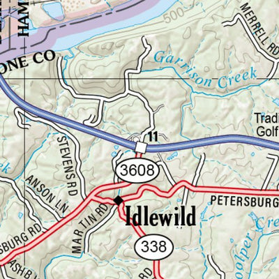 Kentucky Atlas & Gazetteer Page 18 Preview 2