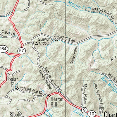 Kentucky Atlas & Gazetteer Page 25 Preview 3