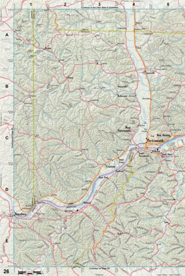 Kentucky Atlas & Gazetteer Page 26 Preview 1