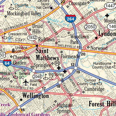 Kentucky Atlas & Gazetteer Page 30 Preview 2