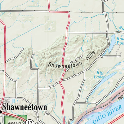 Kentucky Atlas & Gazetteer Page 38 Preview 2