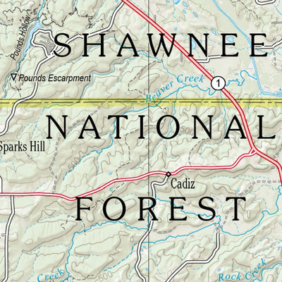 Kentucky Atlas & Gazetteer Page 38 Preview 3