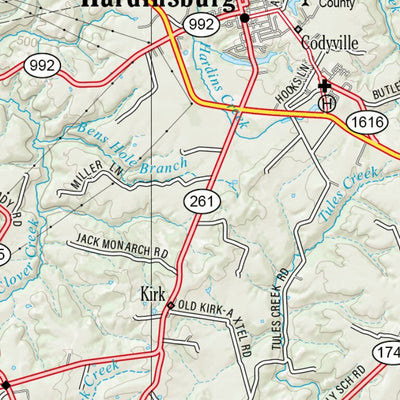 Kentucky Atlas & Gazetteer Page 42 Preview 2