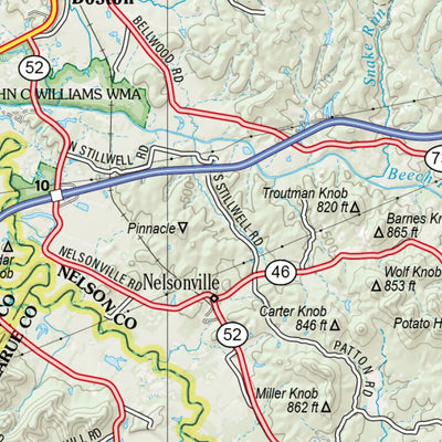 Kentucky Atlas & Gazetteer Page 44 Preview 2