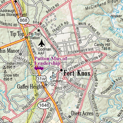 Kentucky Atlas & Gazetteer Page 43 Preview 3