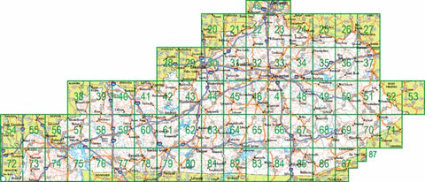 Kentucky Atlas & Gazetteer Overview Map Preview 1