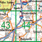 Kentucky Atlas & Gazetteer Overview Map Preview 2