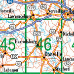 Kentucky Atlas & Gazetteer Overview Map Preview 3