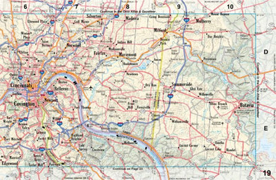 Kentucky Atlas & Gazetteer Page 19 Preview 1