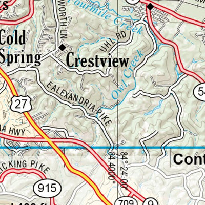 Kentucky Atlas & Gazetteer Page 19 Preview 3