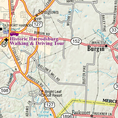 Kentucky Atlas & Gazetteer Page 46 Preview 2
