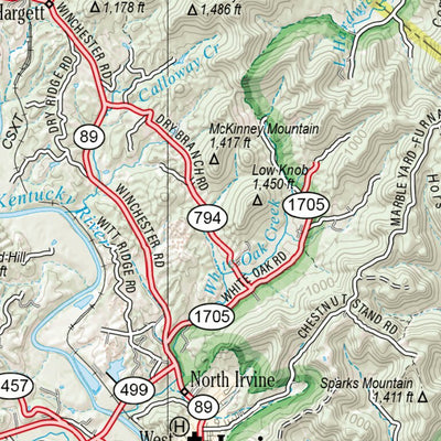 Kentucky Atlas & Gazetteer Page 48 Preview 2
