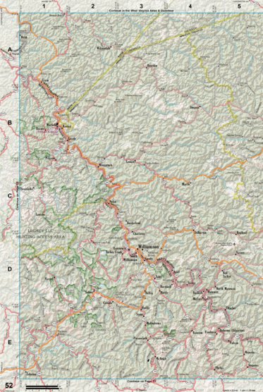 Kentucky Atlas & Gazetteer Page 52 Preview 1
