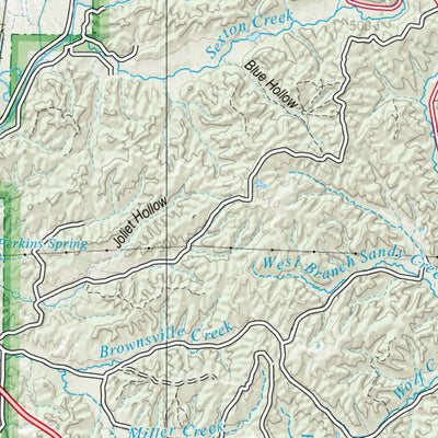 Kentucky Atlas & Gazetteer Page 54 Preview 2