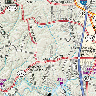 Kentucky Atlas & Gazetteer Page 47 Preview 2