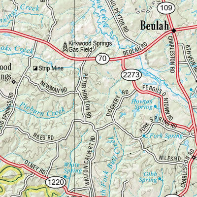 Kentucky Atlas & Gazetteer Page 58 Preview 2