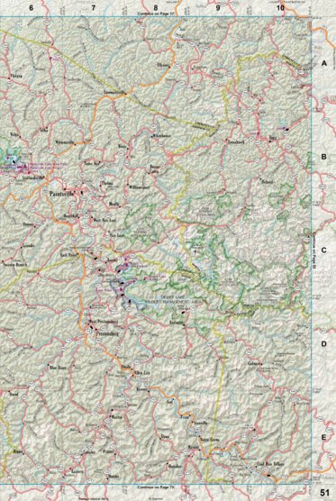Kentucky Atlas & Gazetteer Page 51 Preview 1