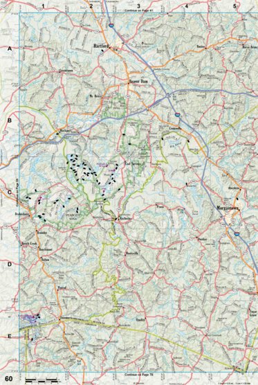 Kentucky Atlas & Gazetteer Page 60 Preview 1
