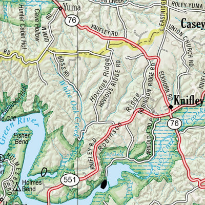 Kentucky Atlas & Gazetteer Page 64 Preview 2