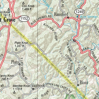 Kentucky Atlas & Gazetteer Page 66 Preview 2