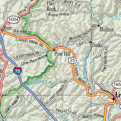 Kentucky Atlas & Gazetteer Page 66 Preview 3