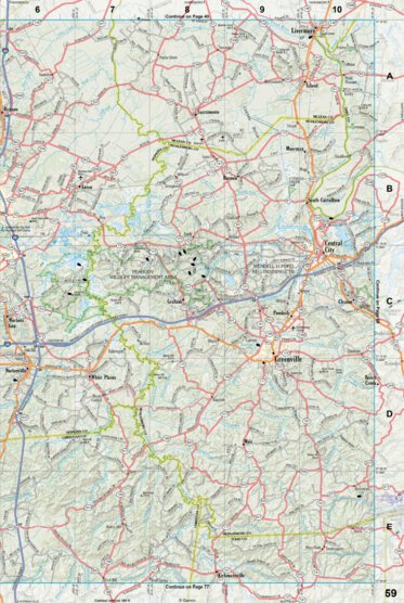 Kentucky Atlas & Gazetteer Page 59 Preview 1