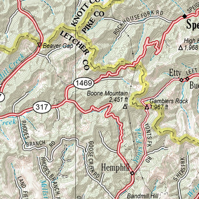 Kentucky Atlas & Gazetteer Page 70 Preview 2