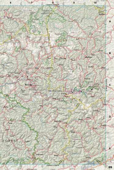 Kentucky Atlas & Gazetteer Page 69 Preview 1