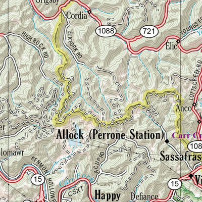 Kentucky Atlas & Gazetteer Page 69 Preview 2