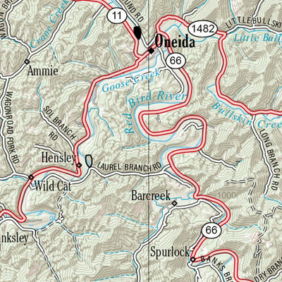 Kentucky Atlas & Gazetteer Page 68 Preview 3
