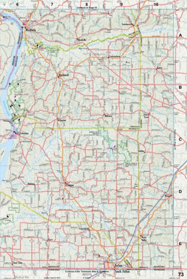Kentucky Atlas & Gazetteer Page 73 Preview 1