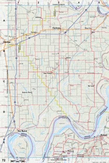 Kentucky Atlas & Gazetteer Page 72 Preview 1